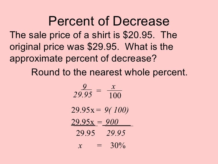 7.5 percent of decrease 1