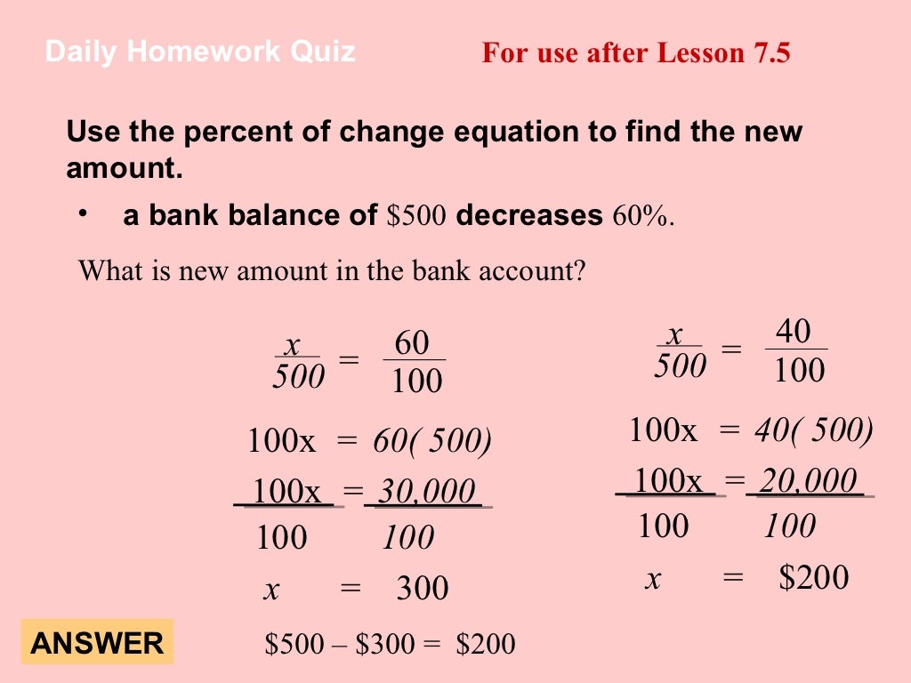 7 5 Percent Of Decrease 2