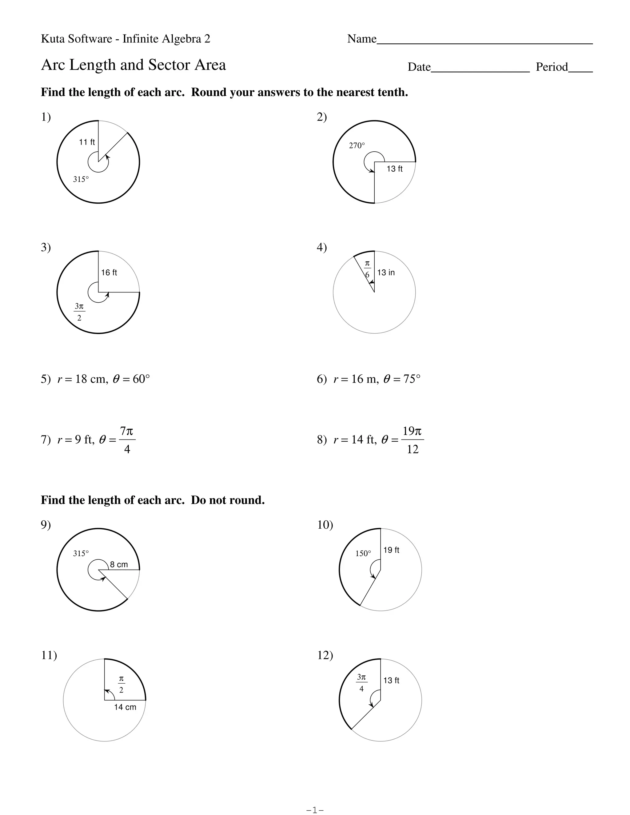 7 6 Arcs And Arc Length no Key PDF Free Download 7-6-arcs-and-arc-length-no-key-pdf-free-download