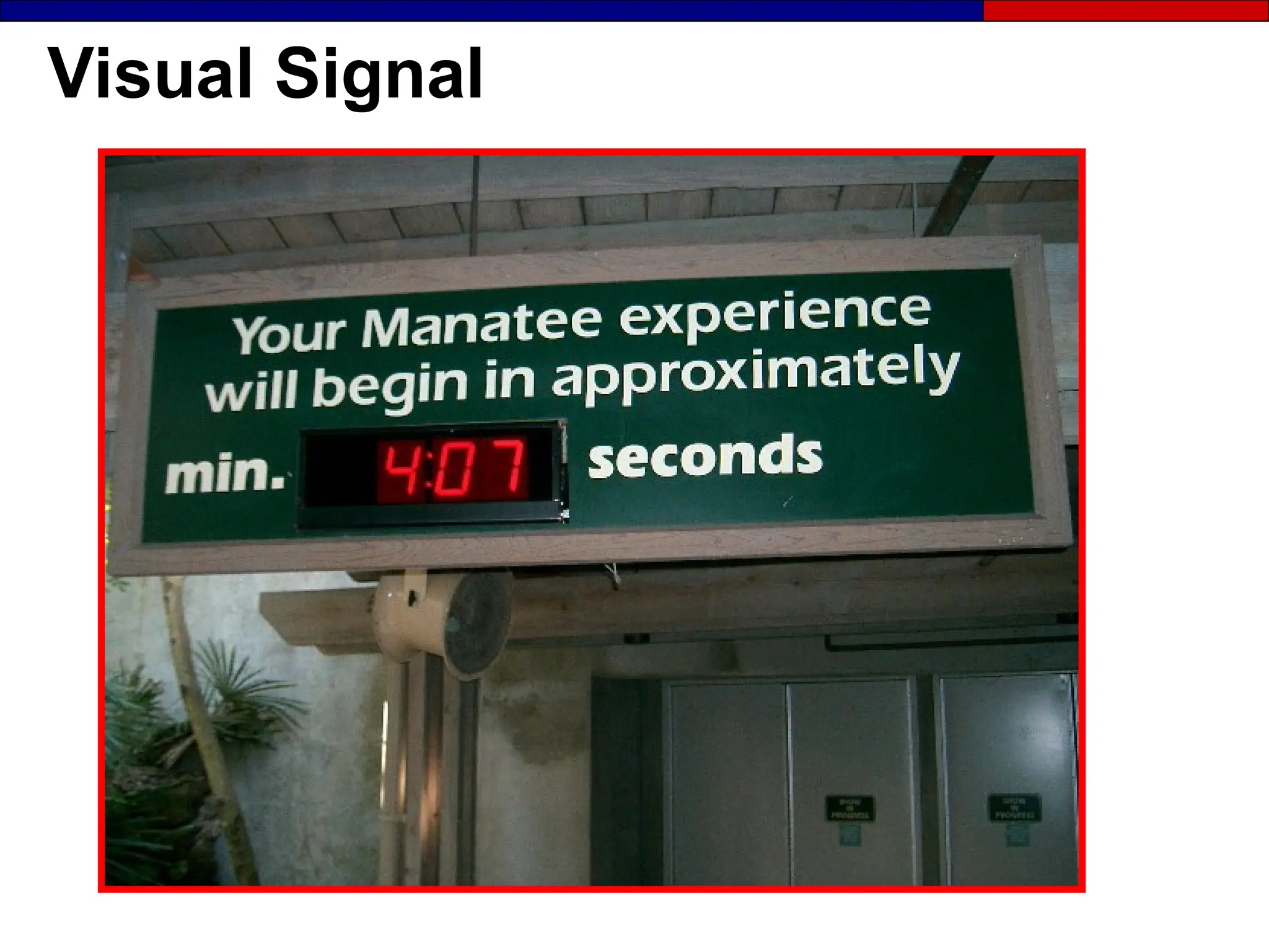 Visual Signal
 