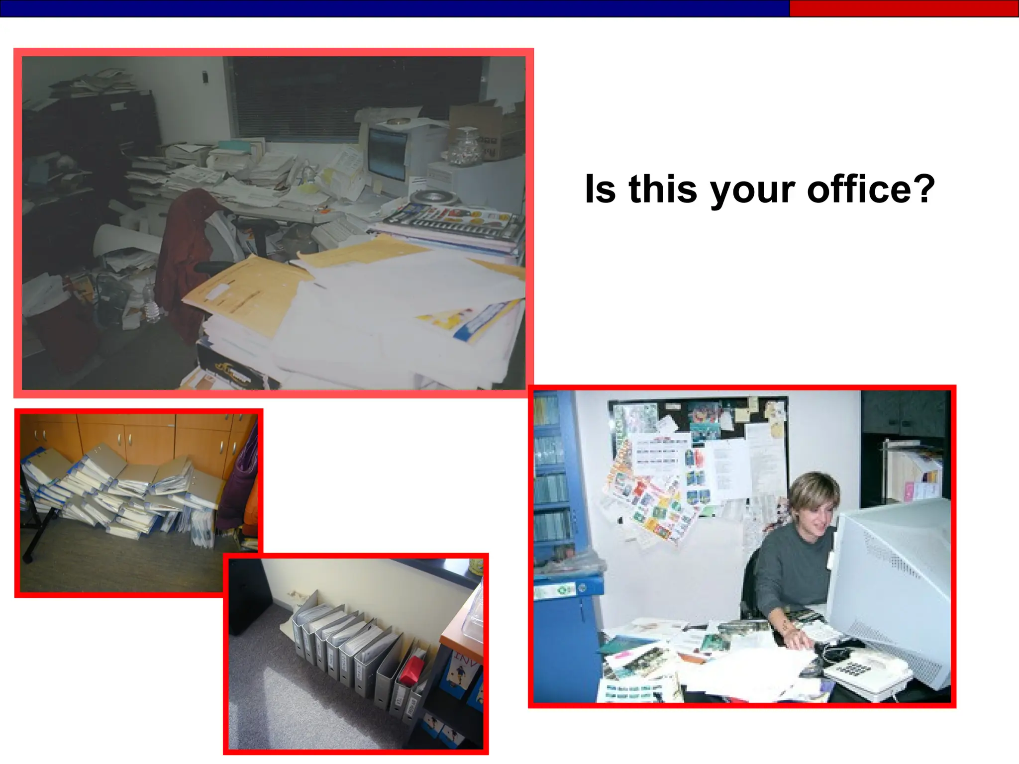 Is this your office?
 
