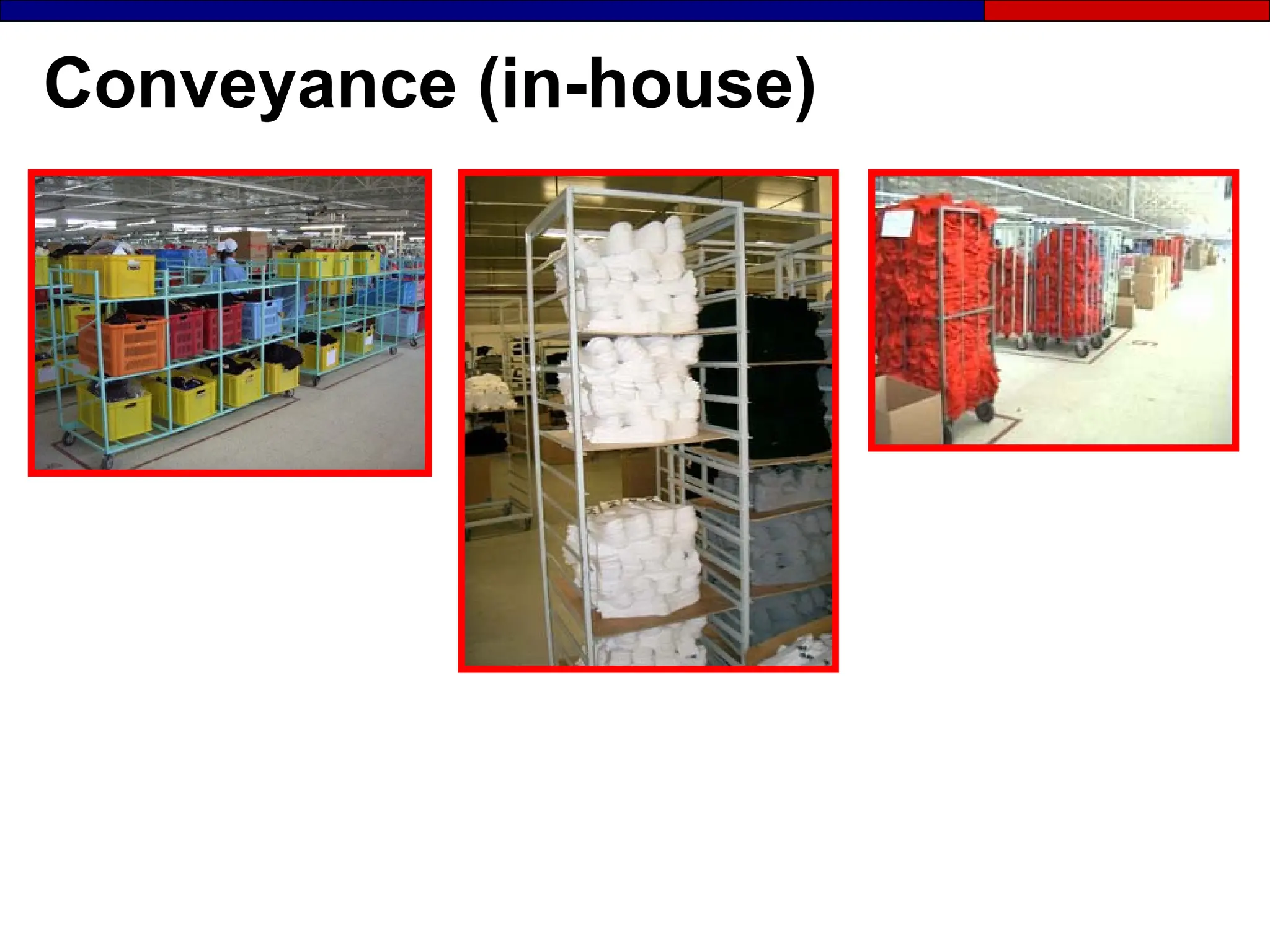 Conveyance (in-house)
 