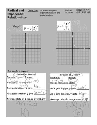 7 7 exponential growth and decay | PDF