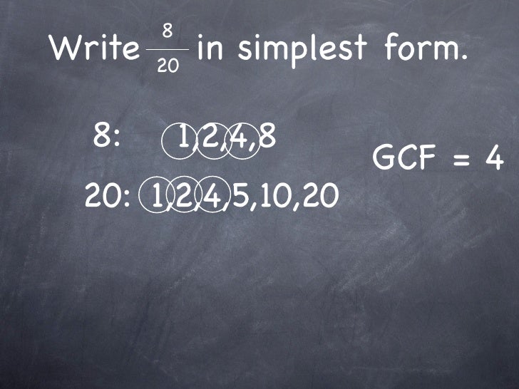 7 8 fractions and simplest form 40 in simplest form