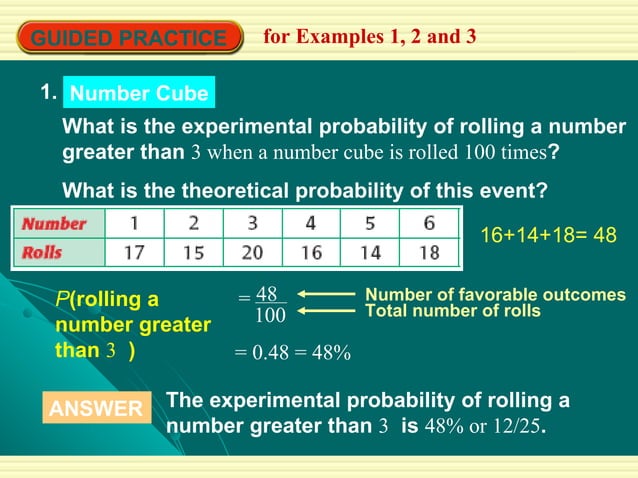 7.8 simple probability 2 | PPT