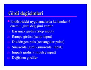 Sunusoidal Ramps 7-9.Hafta-I. Dereceden Sistemler.pdf Kontrol Sistemleri | PDF