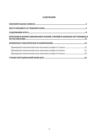Макет Пр 7-9 Алгебра_2016-17 | PDF