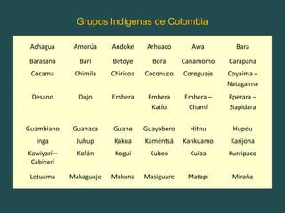 Étnias y culturas de Colombia | PDF