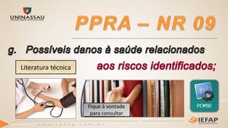 Fique à vontade
para consultar
Literatura técnica
 