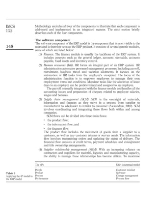 Imcs Module 7. A Conceptual Model For Erp | PDF