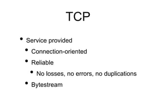 Part 7 : HTTP/2, UDP and TCP