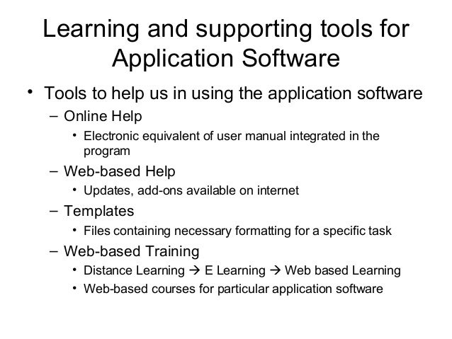 software categories