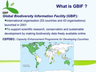 Facilitating access and use of biodiversity data to underpin ...
