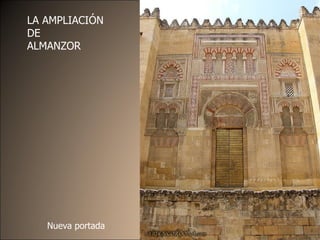 LA AMPLIACIÓN DE  ALMANZOR  Nueva portada 