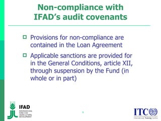 Terms of Reference for Selection of Auditors Audit Reports and Audit Review