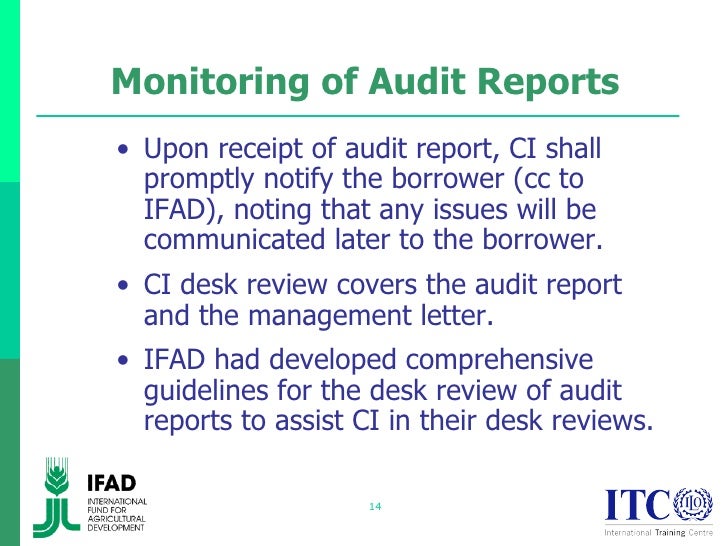 Terms Of Reference For Selection Of Auditors Audit Reports And Audit