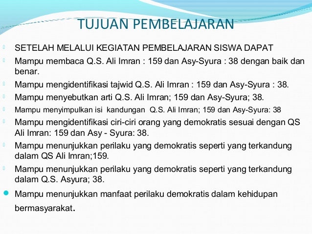 7 ayat ayat demokrasi