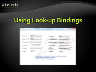 Using Look-up Bindings 