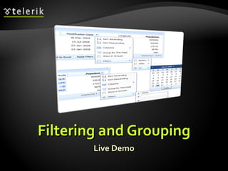 Filtering and Grouping Live Demo 