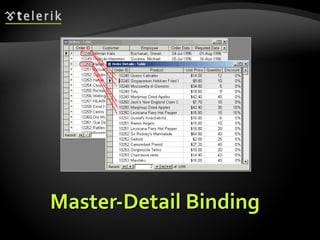 Master-Detail Binding 