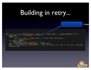 Building a High-Performance Distributed Task Queue on MongoDB | PDF