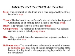 Tread Vs Rise 7 building construction part 2 flooring,roofs,staircase and maintance ...