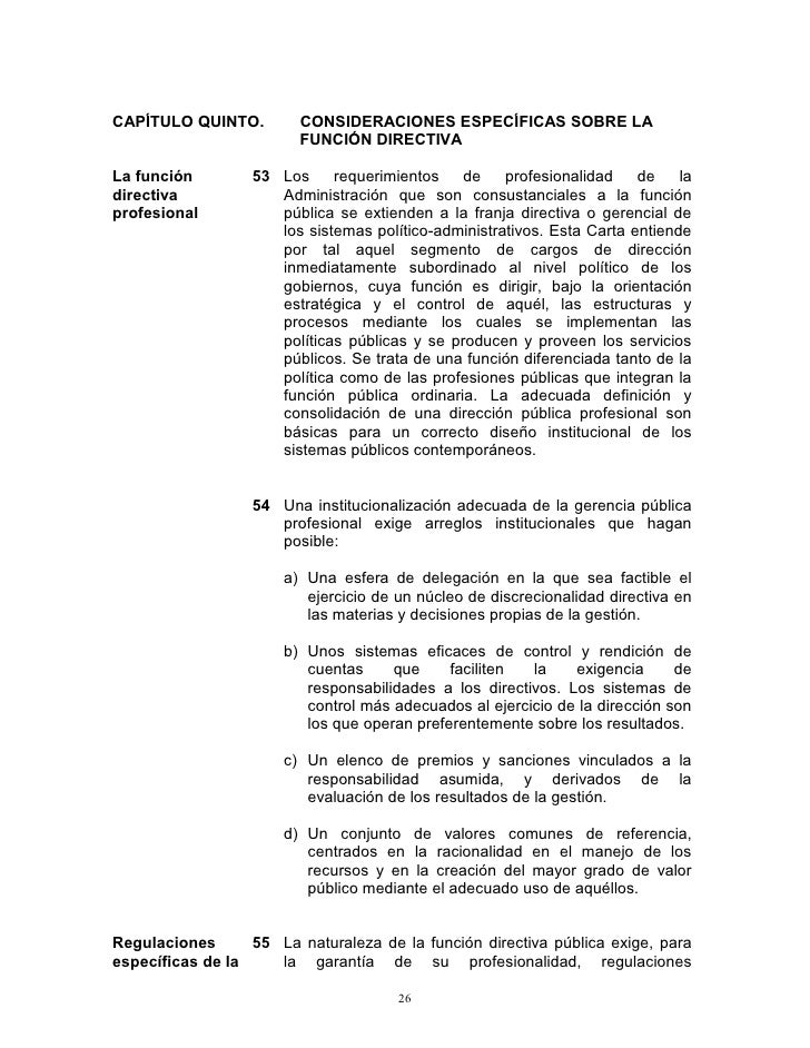 7. carta iberoamericana de la función pública