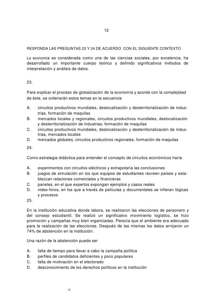 preguntas basicas sobre economia simulacro ciencias sociales preguntas basicas sobre economia simulacro ciencias sociales
