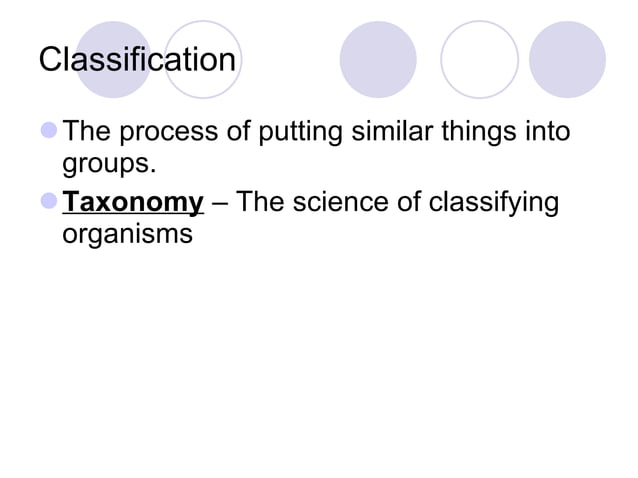 7. Classification Notes | PPT