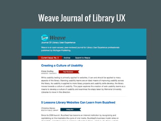 October 28, 2015 NISO Virtual Conference Interacting with Content: Improving the User Experience