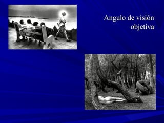 Angulo de visiónAngulo de visión
objetivaobjetiva
 