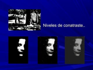 Niveles de conatraste..Niveles de conatraste..
 