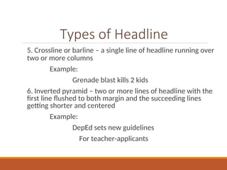 Copyreading and Headline writing guide.. | PPT