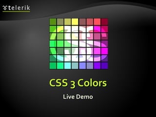 CSS 3 Colors Live Demo 