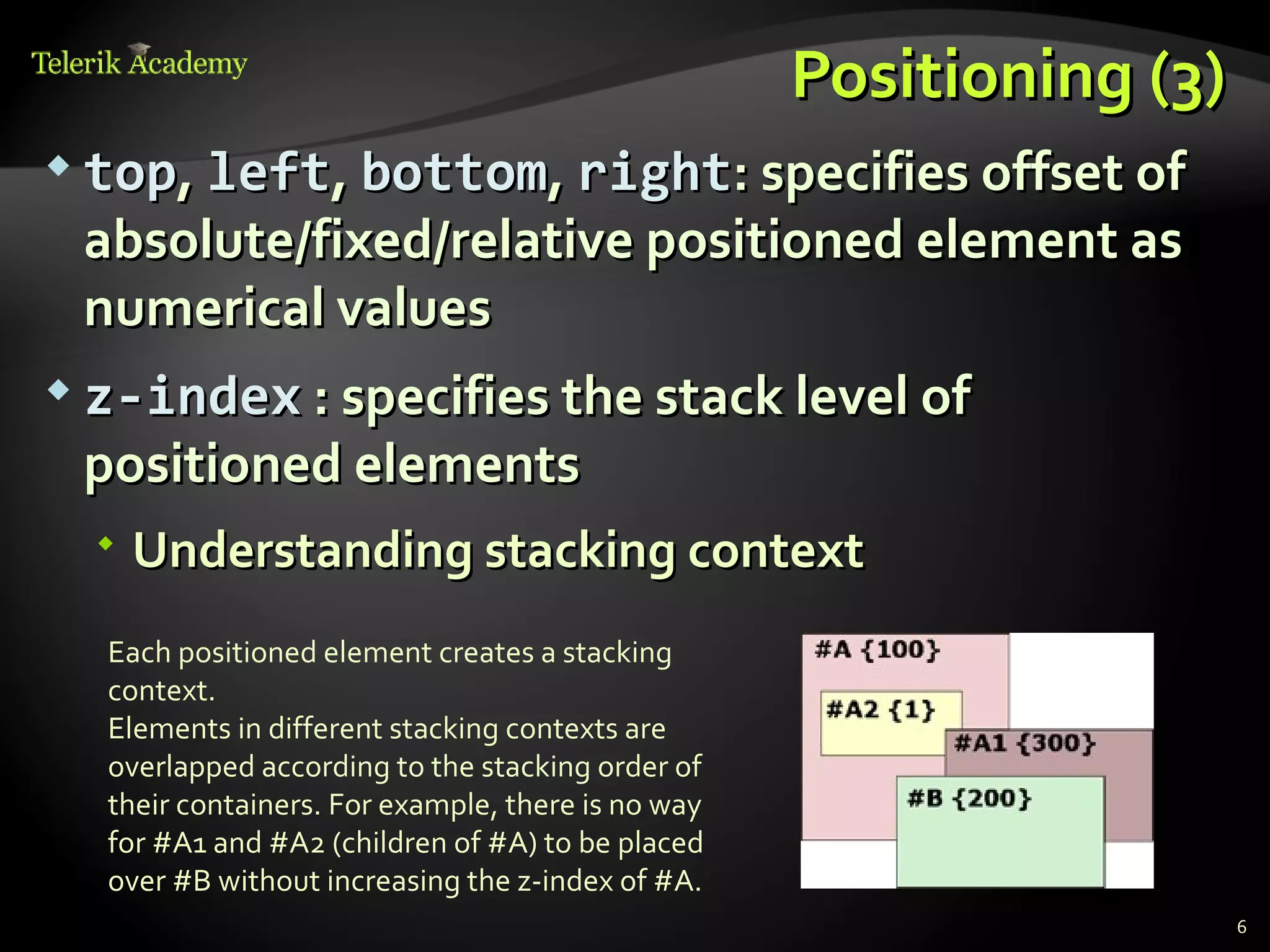 CSS Layout | PPT | Web Design and HTML | Internet