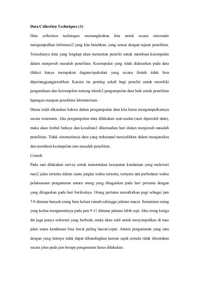 7 Data Collection Techniques 1 7 Data Collection Techniques 1
