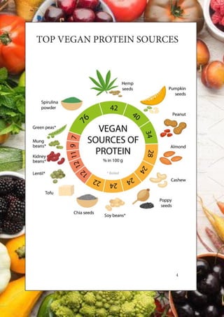 4
TOP VEGAN PROTEIN SOURCES
 