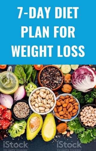 7-Day Diet Plan For Weight Loss | PDF