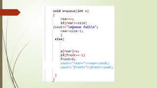 7-DSA- Queue.pptx in detail for students | PPTX
