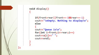 7-DSA- Queue.pptx in detail for students | PPTX