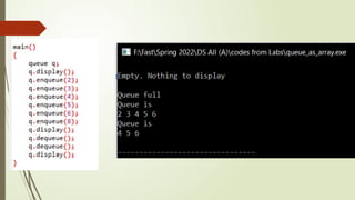 7-DSA- Queue.pptx in detail for students | PPTX