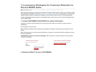 7 e-commerce Strategies for Customer Retention to Record MORE Sales