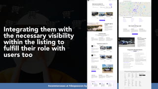 #ecommerceseo at #deepseocon by @aleyda from @orainti
Integrating them with
the necessary visibility
within the listing to
fulfill their role with
users too
 