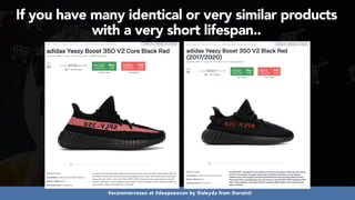 #ecommerceseo at #deepseocon by @aleyda from @orainti
If you have many identical or very similar products
with a very short lifespan..
 