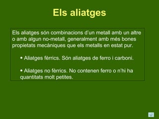 7. els materials i les seves   aplicacions