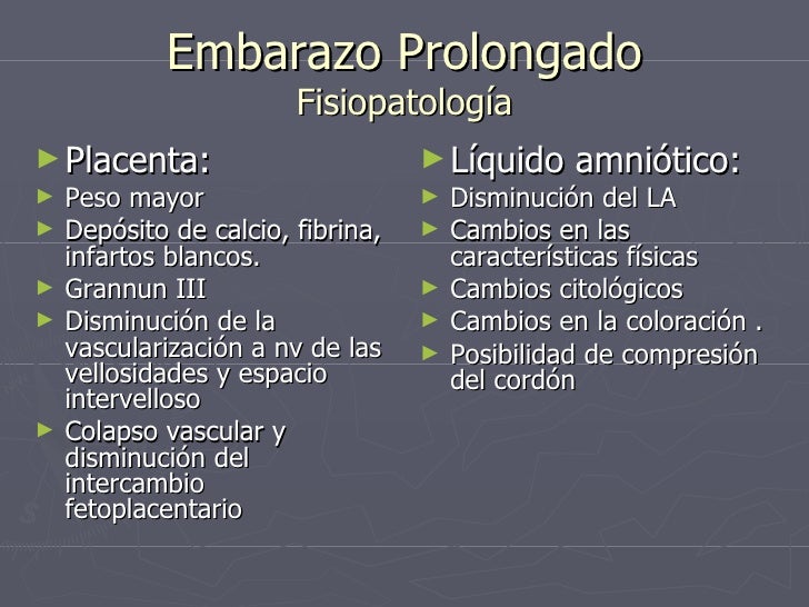 7. embarazo prolongado