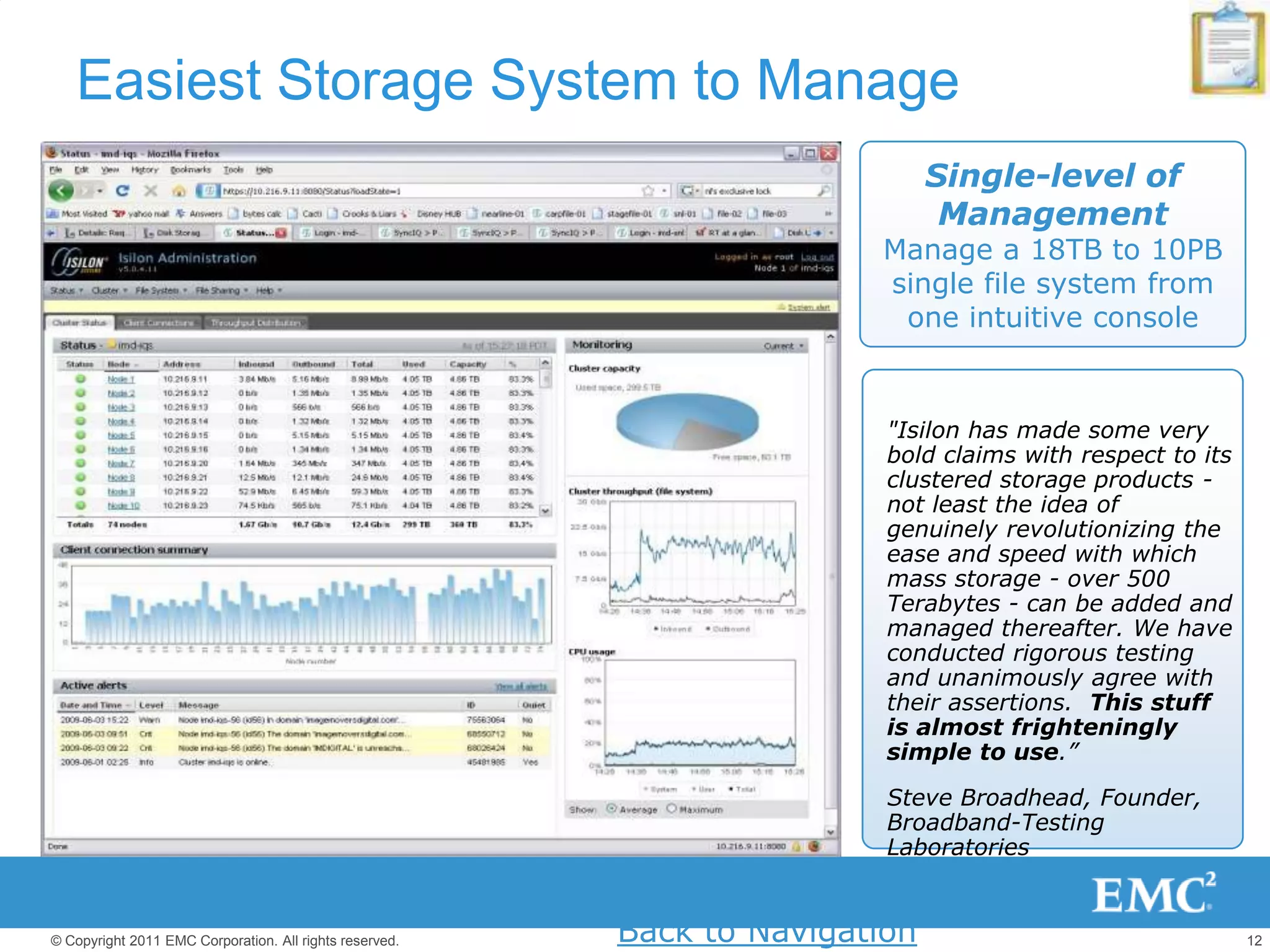 7. emc isilon hdfs enterprise storage for hadoop | PPTX