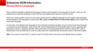 Hcm Examples 7 enterprise hcm information | PDF