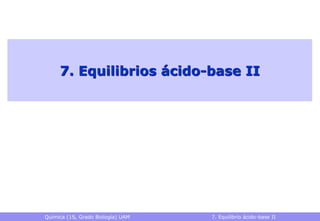 Equilibrios Acido Base II | PDF