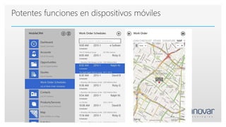 Potentes funciones en dispositivos móviles
 